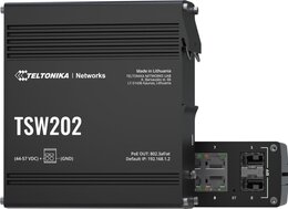 Teltonika IP30 Industrie 8-Port 1Gbit PoE+, 2-Port SFP L2+ Switch, -40°C - +75°C