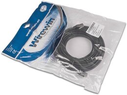 Wirewin Outdoor Patchkabel, Anti-UV PVC Mantel, F/UTP, schwarz