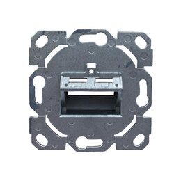 Wirewin Keystone Leerdose für 2 Module, Unterputz, Schalterprogramm-fähig, RAL9010