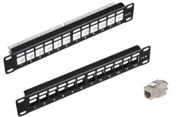 Wirewin 12-Port Keystone Modul-Leerpanel, 10