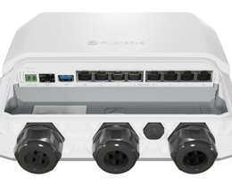 MikroTik Heavy-Duty Home Outdoor Router, 4-Core, 7x 1GB, 1x 2.5GB, 1x 10GB SFP+, PoE