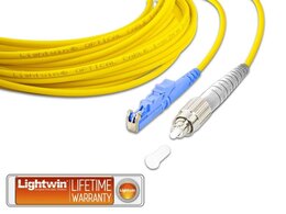 Lightwin High Quality Simplex LWL Patchkabel, SM, E2000 - FC