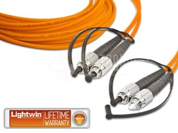Lightwin High Quality Duplex LWL Patchkabel, MM OM2, FC - FC