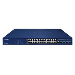 PLANET Layer L2/L4 24-Port Gigabit Switch, 24x 1 Gbit, 802.3bt PoE+, 4x 10 Gbit SFP+