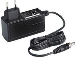 Moxa 12V 1.5A, 5.5/2.1/7.5, w/Nut WT, -40 to 75°C, EU Plug, Netzteil mit hohem Temper