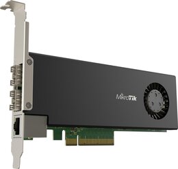 MikroTik Cloud Core Router PCIe-Karte mit 4-Core CPU, 2x 25GB SPF28, 1x 1GB, 4GB RAM