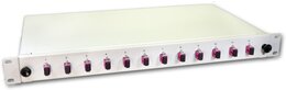 Lightwin LWL Spleissbox, 12 Fasern, 12x SC Multimode, 50/125µm OM4 Pigtail