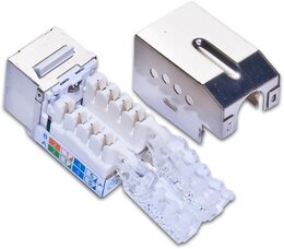 Wirewin KAT6 10 Gigabit Ethernet Keystone Modul, mit Sperrfunktion
