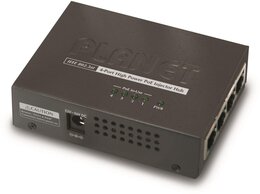 PLANET 4-Port IEEE 802.3at High Power over Ethernet Injector Hub
