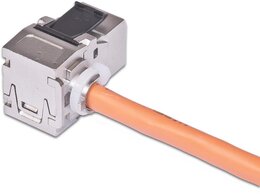 Wirewin KAT6A 10 Gigabit Ethernet Keystone Modul, 90°
