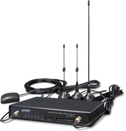 PLANET Vehicle 4G LTE Cellular Wireless Gateway w/ 5-Port 10/100TX, SIM, GPS, 802.11n