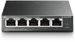 TP-Link 5-Port Gigabit Desktop Switch mit 4-Port PoE