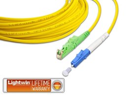 Lightwin High Quality Simplex LWL Patchkabel, SM, E2000/APC - LC