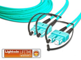 Lightwin High Quality Duplex LWL Patchkabel, MM OM3, SC - SC 