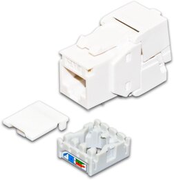 Wirewin Wirewin® KAT6A Gigabit Ethernet Keystone Modul, ungeschirmt