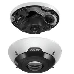 Pelco 8MP, Fisheye Kamera, Aufputz-Montage, Side-Dewarping, TrueWDR, 30fps, mit IR