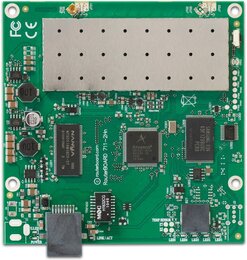 MikroTik RouterBOARD 711 with 400Mhz Atheros CPU, 32MB RAM,
