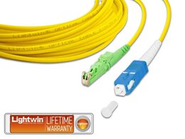 Lightwin High Quality Simplex LWL Patchkabel, SM, E2000/APC - SC