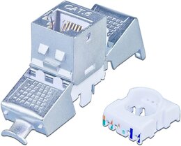 Wirewin KAT6 Gigabit Ethernet Keystone Modul, geschirmt