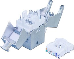 Wirewin KAT6 Gigabit Ethernet Keystone Modul, geschirmt