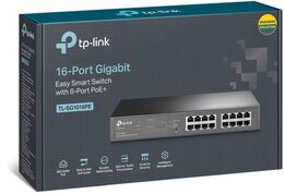TP-Link 16-Port Gigabit Easy Smart Switch mit 8-Port PoE+