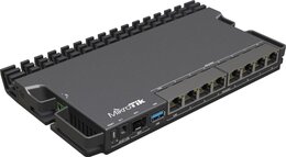 MikroTik Heavy-Duty Home Lab Router, 4-Core, 7x 1GB, 1x 2.5GB, 1x 10GB SFP+, PoE-In/Out