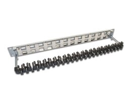 Wirewin High Quality 24-Port Keystone Modul-Leerpanel, 19