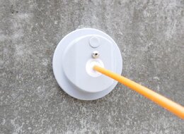 Lightwin FTTH einfache Mauerdurchführung, für 1x 4-20 mm Rohre