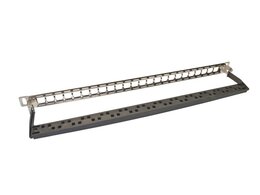 Wirewin High Quality 24-Port Keystone Modul-Leerpanel, 19
