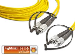 Lightwin High Quality Duplex LWL Patchkabel, SM, FC - FC