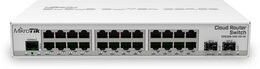 MikroTik Cloud Router Desktop Switch mit 24x GB, 2x 10GB SFP+, RouterOS / SwOS