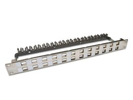 Wirewin High Quality 24-Port Keystone Modul-Leerpanel, 19