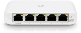 Ubiquiti UniFi Kompakt Indoor 5-Port PoE Gigabit Switch mit 802.3af PWR Input, 5-er Pack