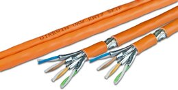 Wirewin KAT7 Verlegekabel, S/FTP, 1000MHz, CPR: Cca, Single/Duplex