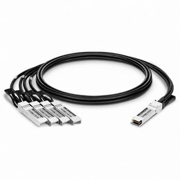 Lightwin 40G DAC Breakout cable, 1xQSFP+(40G) to 4xSFP+(10G), 1m