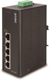 PLANET 5-Port Fast Ethernet + 4-Port PoE Industrial Ethernet Switch