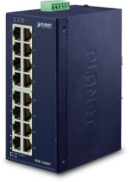 PLANET IP30 Industrial 16-Port 10/100TX Fast Ethernet Switch