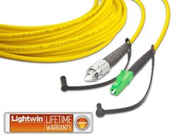 Lightwin High Quality Simplex LWL Patchkabel, SM, FC - LC/APC
