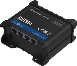 Teltonika Industrieller kompakter 4G/LTE Dual SIM Router, mit Ethernet & I/O 