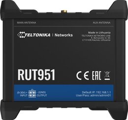Teltonika Industrieller kompakter 4G/LTE Dual SIM Router, mit Ethernet & I/O 
