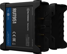 Teltonika Industrieller kompakter 4G/LTE Dual SIM Router, mit Ethernet & I/O 