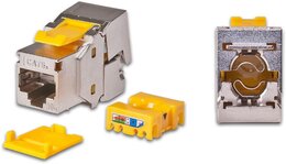 Wirewin Wirewin KAT6A 10 Gigabit Ethernet Keystone Modul, geschirmt