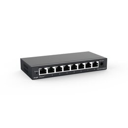 Reyee Reyee 8-Port 1Gbit unmanaged Desktop Switch, Metallgehäuse