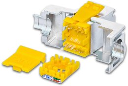 Wirewin KAT6A 10 Gigabit Ethernet SLIM Keystone Modul