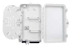Lightwin FTTx Wanddose für bis zu 8 Fasern, für SC simplex oder LC Duplex Kupplungen