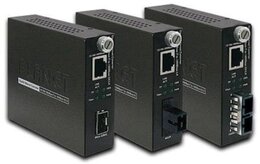 PLANET 10/100/1000BaseT to WDM Bi-directional Fiber Converter 15km