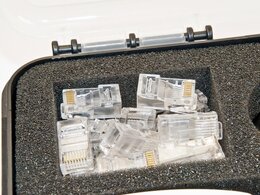 Wirewin Werkzeugkoffer mit 1x Crimpzange, LSA Anlegewerkzeug, Tester