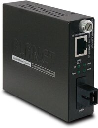 PLANET 10/100/1000Base-T to WDM Bi-directional Fiber Convert 60km