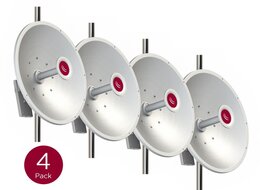 MikroTik mANT PA 30 dBi 5 GHz Parabolantenne mit Präzisionshalterung, 4-Pack