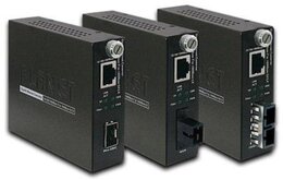 PLANET 10/100/1000BaseT to WDM Bi-directional Fiber Converter 15km